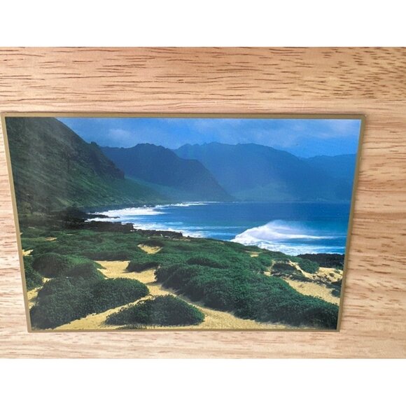 Vintage Island Heritage Postcard - View From Ka'ena Point Oahu Hawaii Sku 0323 - Picture 2 of 4